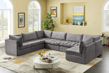 Jacob Velvet Modular Sectional - Luxurious Contemporary Seating with Endless Configuration Options