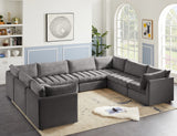 Jacob Velvet Modular Sectional - Luxurious Contemporary Seating with Endless Configuration Options