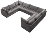 Jacob Velvet Modular Sectional - Luxurious Contemporary Seating with Endless Configuration Options