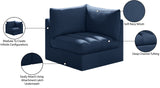 Jacob Modular Corner Chair - Luxurious Velvet Upholstery, Deep Channel Tufting, Contemporary Design