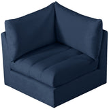 Jacob Modular Corner Chair - Luxurious Velvet Upholstery, Deep Channel Tufting, Contemporary Design