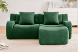 ROMA 82.7" Loveseat with 1 Ottoman