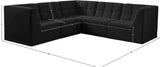 Relax Modular Sectional Sofa - Elegant Biscuit Tufting, Versatile Comfort for Contemporary Living Rooms