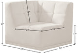 Relax Contemporary Corner Chair with Biscuit Tufting – Modular Design for Ultimate Comfort & Style
