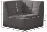 Relax Contemporary Corner Chair with Biscuit Tufting – Modular Design for Ultimate Comfort & Style