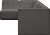 Relax Black Velvet Modular Sectional with Biscuit Tufting for Ultimate Comfort and Modern Style