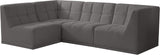 Relax Black Velvet Modular Sectional with Biscuit Tufting for Ultimate Comfort and Modern Style