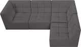 Relax Black Velvet Modular Sectional with Biscuit Tufting for Ultimate Comfort and Modern Style