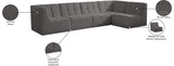 Relax Black Velvet Modular Sectional with Biscuit Tufting for Ultimate Comfort and Modern Style