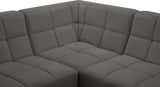 Relax Black Velvet Modular Sectional with Biscuit Tufting for Ultimate Comfort and Modern Style