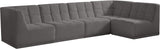 Relax Black Velvet Modular Sectional with Biscuit Tufting for Ultimate Comfort and Modern Style