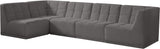 Relax Black Velvet Modular Sectional with Biscuit Tufting for Ultimate Comfort and Modern Style