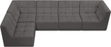 Relax Black Velvet Modular Sectional with Biscuit Tufting for Ultimate Comfort and Modern Style