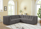 Relax Black Velvet Modular Sectional with Biscuit Tufting for Ultimate Comfort and Modern Style