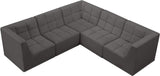 Relax Black Velvet Modular Sectional with Biscuit Tufting for Ultimate Comfort and Modern Style