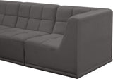 Relax Black Velvet Modular Sectional with Biscuit Tufting for Ultimate Comfort and Modern Style