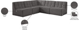 Relax Black Velvet Modular Sectional with Biscuit Tufting for Ultimate Comfort and Modern Style