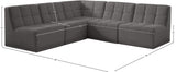 Relax Black Velvet Modular Sectional with Biscuit Tufting for Ultimate Comfort and Modern Style