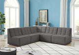 Relax Black Velvet Modular Sectional with Biscuit Tufting for Ultimate Comfort and Modern Style