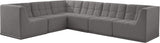 Relax Black Velvet Modular Sectional with Biscuit Tufting for Ultimate Comfort and Modern Style