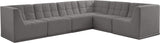 Relax Black Velvet Modular Sectional with Biscuit Tufting for Ultimate Comfort and Modern Style