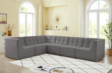 Relax Black Velvet Modular Sectional with Biscuit Tufting for Ultimate Comfort and Modern Style