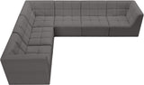 Relax Black Velvet Modular Sectional with Biscuit Tufting for Ultimate Comfort and Modern Style