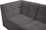 Relax Black Velvet Modular Sectional with Biscuit Tufting for Ultimate Comfort and Modern Style