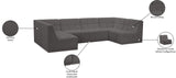 Relax Black Velvet Modular Sectional with Biscuit Tufting for Ultimate Comfort and Modern Style