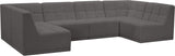 Relax Black Velvet Modular Sectional with Biscuit Tufting for Ultimate Comfort and Modern Style
