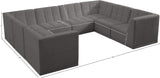 Relax Black Velvet Modular Sectional with Biscuit Tufting for Ultimate Comfort and Modern Style