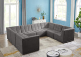 Relax Black Velvet Modular Sectional with Biscuit Tufting for Ultimate Comfort and Modern Style