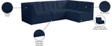 Relax Velvet Modular Sectional Sofa with Biscuit Tufting - Versatile, Cozy, and Contemporary Design