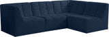 Relax Velvet Modular Sectional Sofa with Biscuit Tufting - Versatile, Cozy, and Contemporary Design