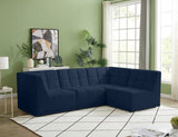 Relax Velvet Modular Sectional Sofa with Biscuit Tufting - Versatile, Cozy, and Contemporary Design