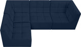 Relax Velvet Modular Sectional Sofa with Biscuit Tufting - Versatile, Cozy, and Contemporary Design