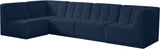 Relax Velvet Modular Sectional Sofa with Biscuit Tufting - Versatile, Cozy, and Contemporary Design