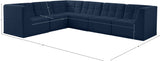 Relax Velvet Modular Sectional Sofa with Biscuit Tufting - Versatile, Cozy, and Contemporary Design