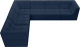 Relax Velvet Modular Sectional Sofa with Biscuit Tufting - Versatile, Cozy, and Contemporary Design