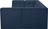 Relax Velvet Modular Sectional Sofa with Biscuit Tufting - Versatile, Cozy, and Contemporary Design