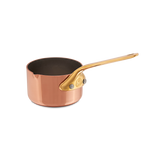 Mauviel M'MINIS Copper Sauce Pan With Pouring Spout, Brass Handle, 2.7-In