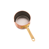 Mauviel M'MINIS Copper Sauce Pan With Pouring Spout, Brass Handle, 2-In