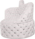 Royal Velvet Contemporary 2-Piece Sectional - Spacious, Stylish Seating with Deep Button Tufting Comfort