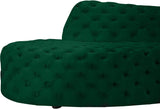 Royal Velvet Contemporary 2-Piece Sectional - Spacious, Stylish Seating with Deep Button Tufting Comfort