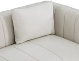 Lucia Oversized Living Room Chair - Luxurious Textured Fabric, Deep Channel Tufting, Cozy Support