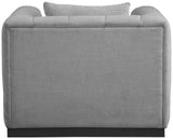 Lucia Oversized Living Room Chair - Luxurious Textured Fabric, Deep Channel Tufting, Cozy Support