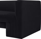 Henson Velvet Loveseat – Luxurious Contemporary Design with Solid Wood Frame for Modern Living Spaces