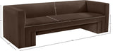 Henson Velvet Sofa - Luxurious Contemporary Design with Solid Wood Frame for Ultimate Comfort