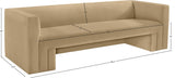 Henson Velvet Sofa - Luxurious Contemporary Design with Solid Wood Frame for Ultimate Comfort