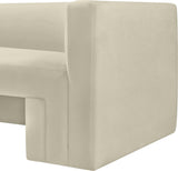 Henson Velvet Loveseat – Luxurious Contemporary Design with Solid Wood Frame for Modern Living Spaces